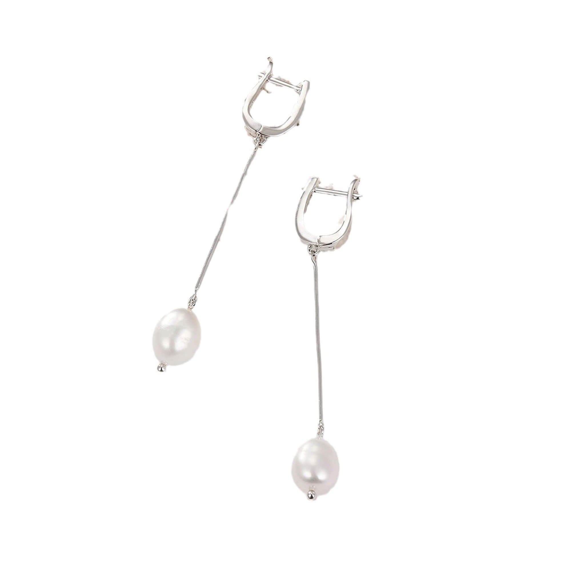 Women's 925 Silver Natural Pearl Pendant Earrings Bracelet Necklace  UponBasics   