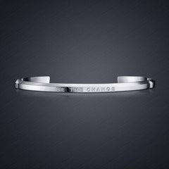 Be The Change Bracelet  UponBasics Silver  