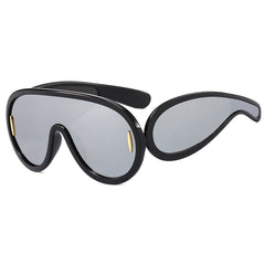 Punk Hip Hop Sunglasses  UponBasics Black-Grey  