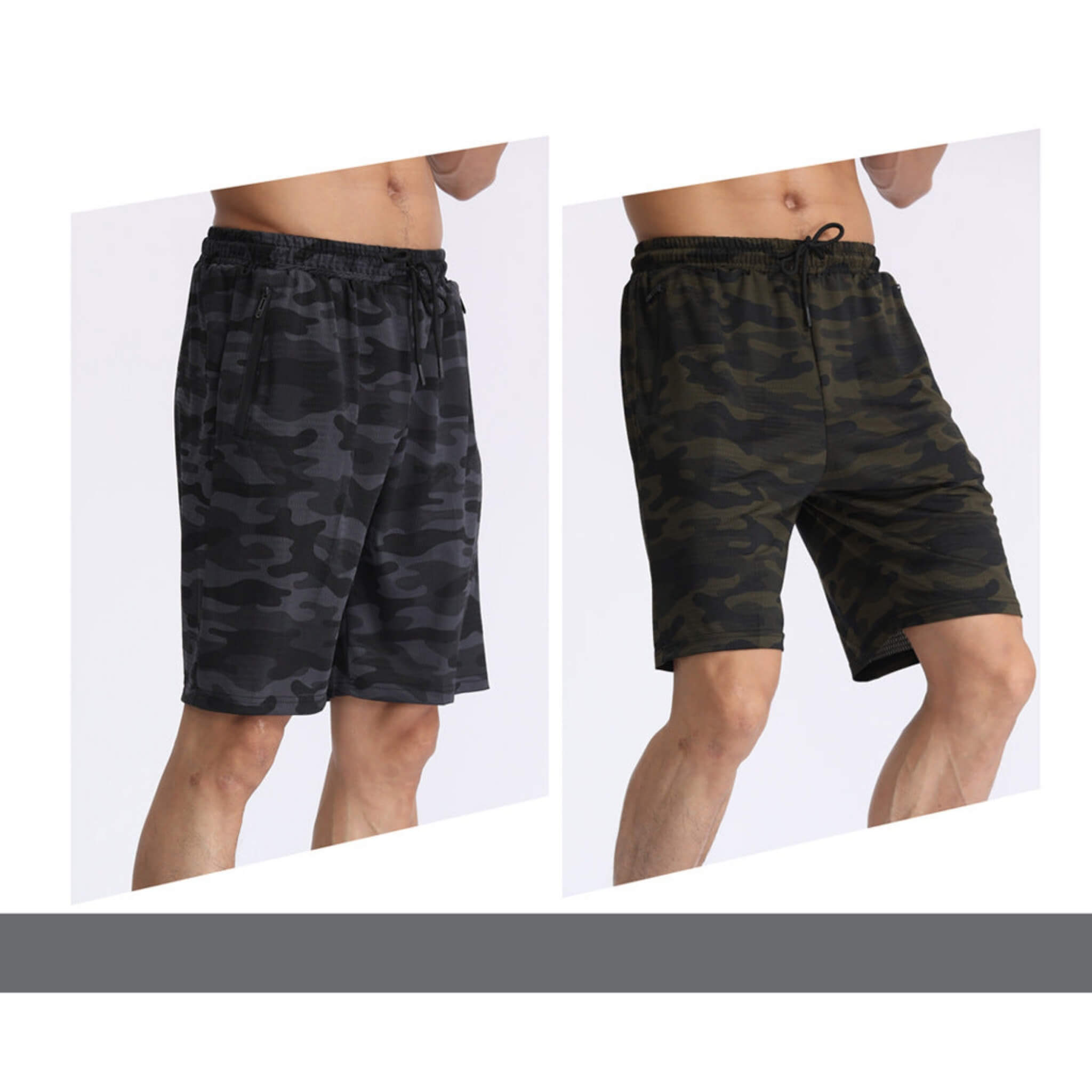 Camouflage Trendy Beach Casual Shorts  UponBasics   