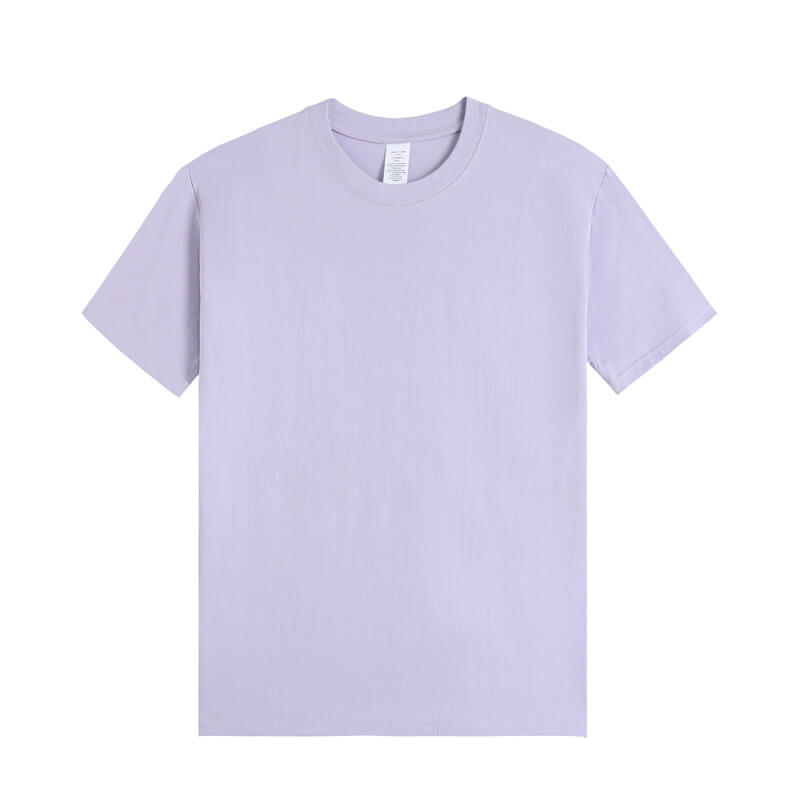 Men's Oversize 100% Cotton Tee  UponBasics Light Purple S 