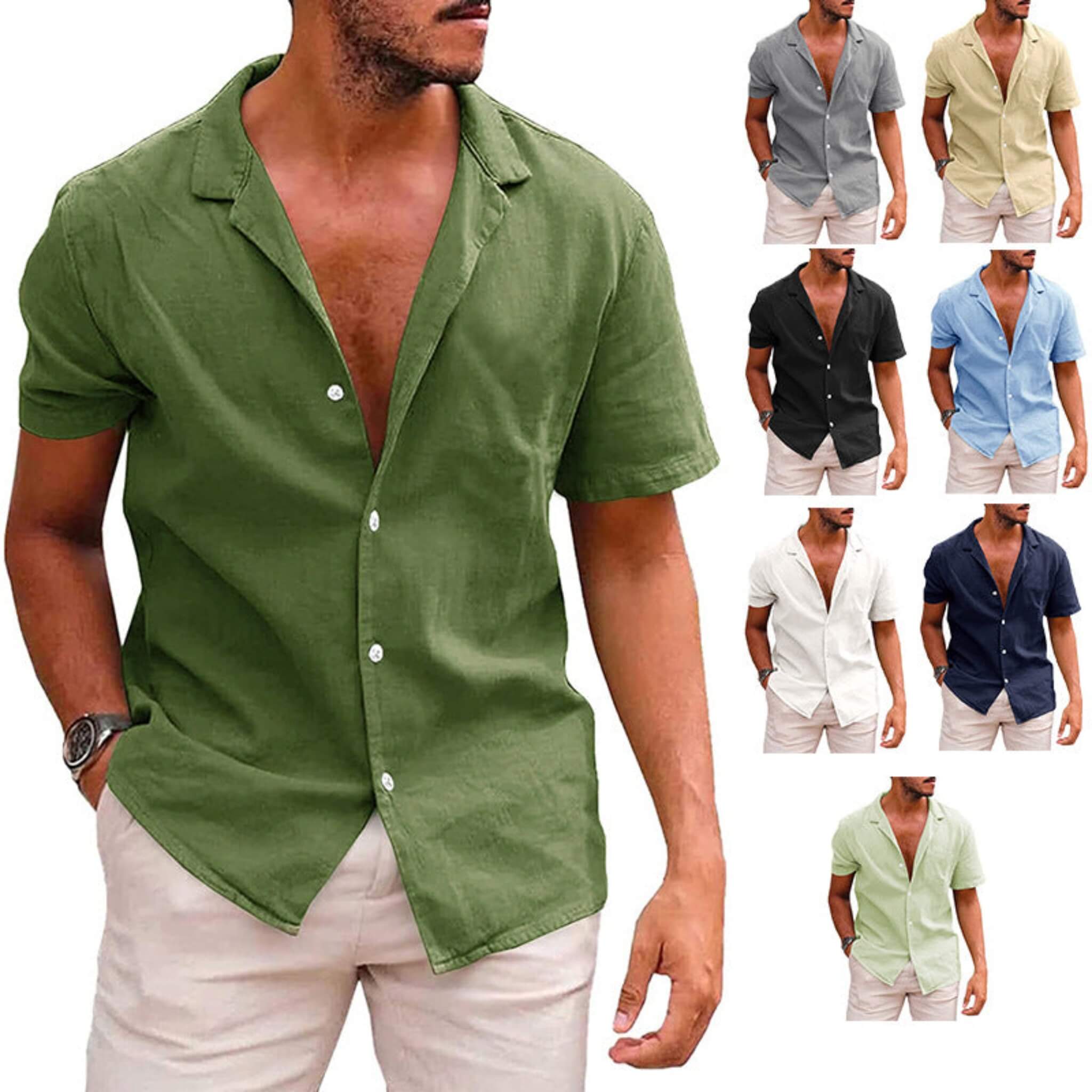 Men's Classic Loose fit Cotton Shirt  UponBasics   