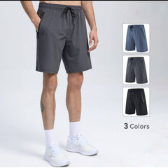 Men's Ice Silk Straight-leg Shorts  UponBasics   