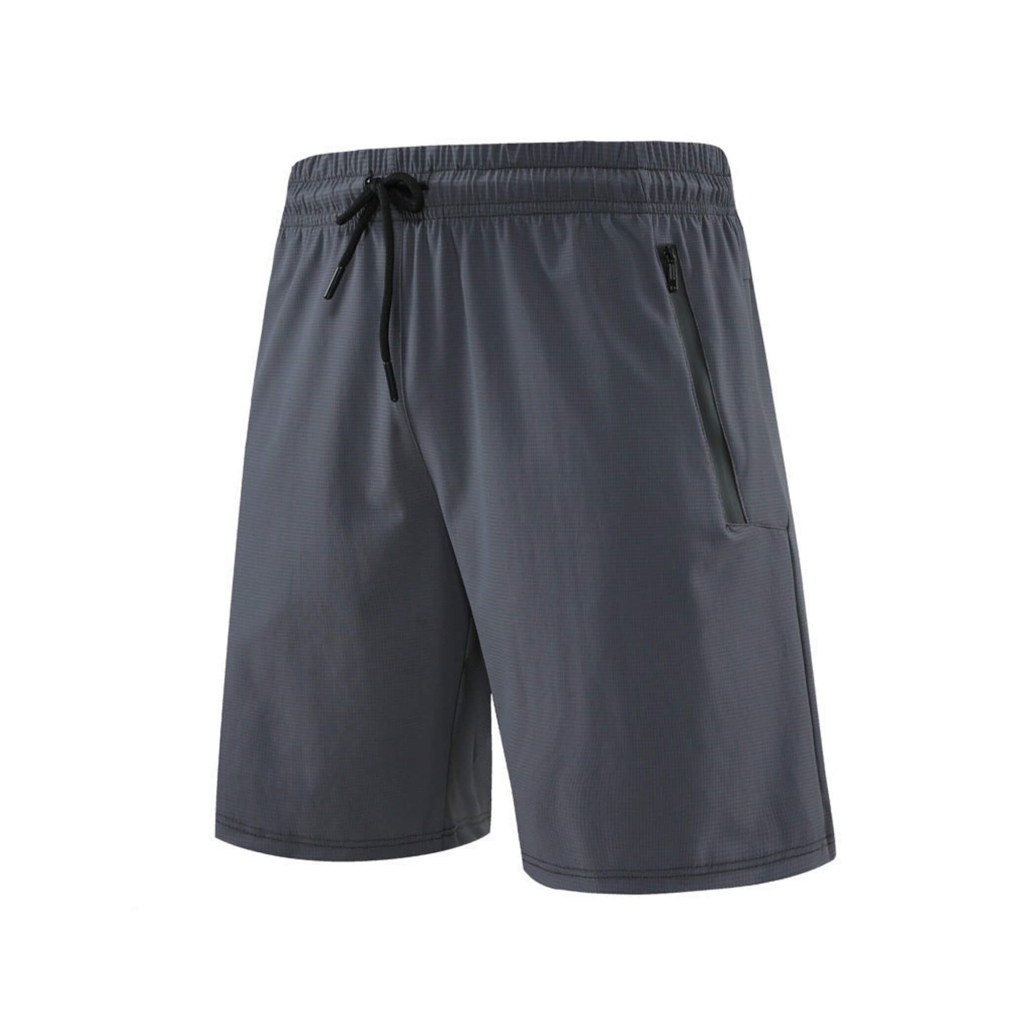 Men's Ice Silk Straight-leg Shorts  UponBasics Dark Grey M 