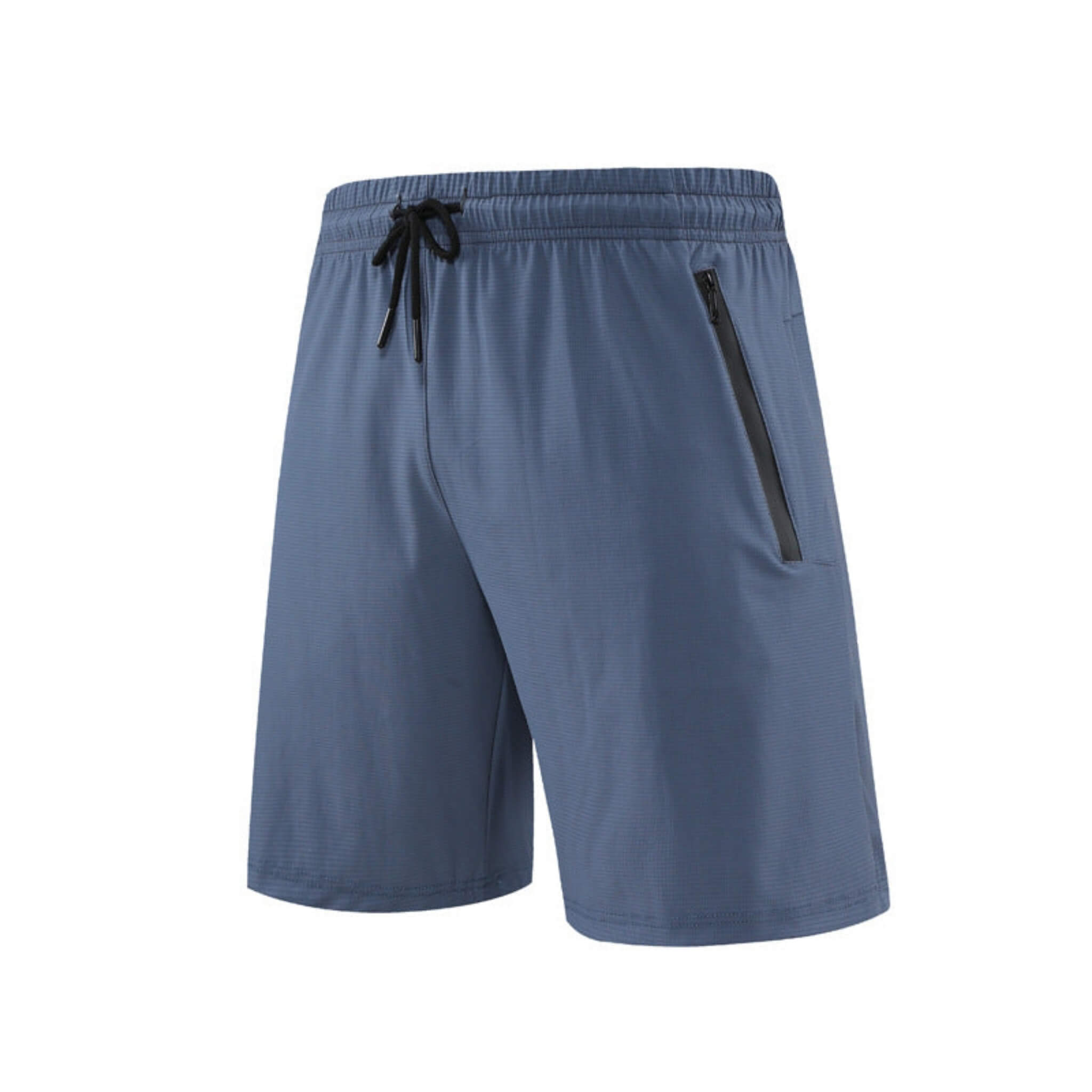 Men's Ice Silk Straight-leg Shorts  UponBasics Haze Blue M 
