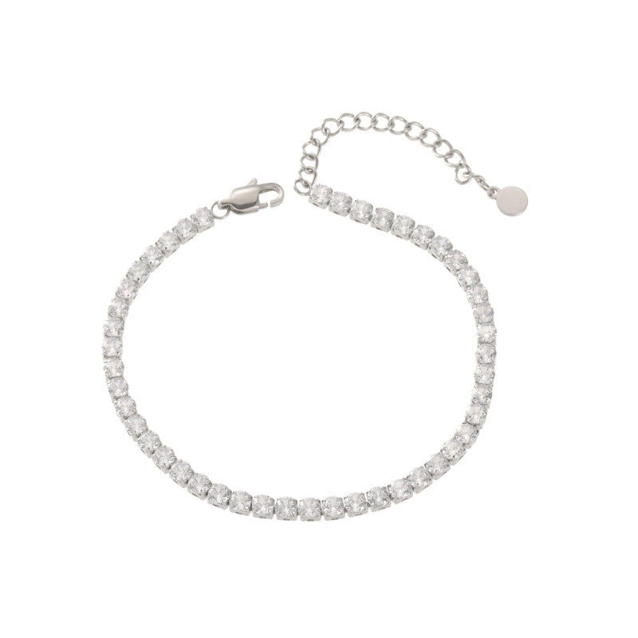 Minimalist and Versatile Style Anklet  UponBasics Silver  