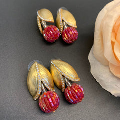 Fresh and Sweet Everyday Cherry-Shaped Earrings  UponBasics   
