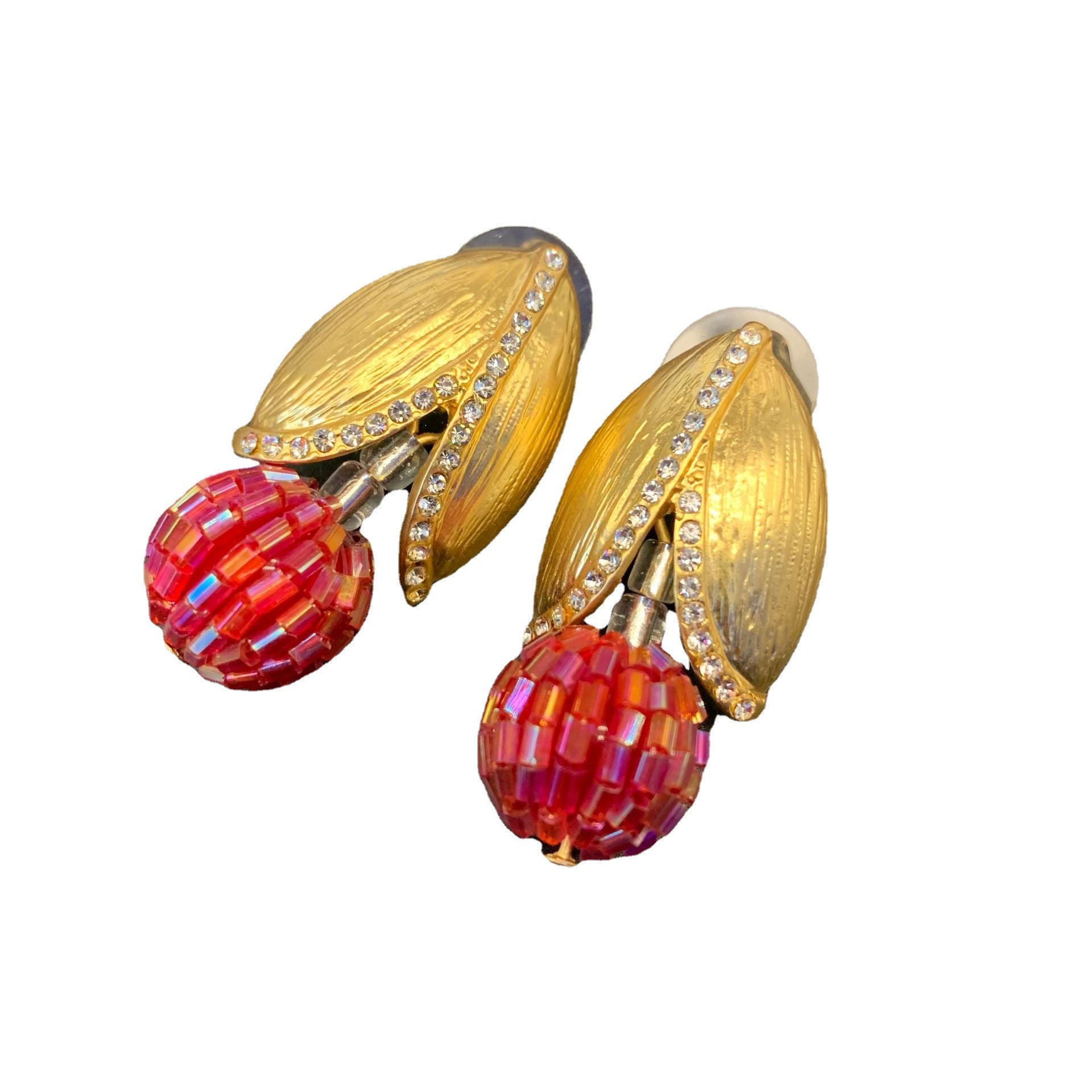 Fresh and Sweet Everyday Cherry-Shaped Earrings  UponBasics   
