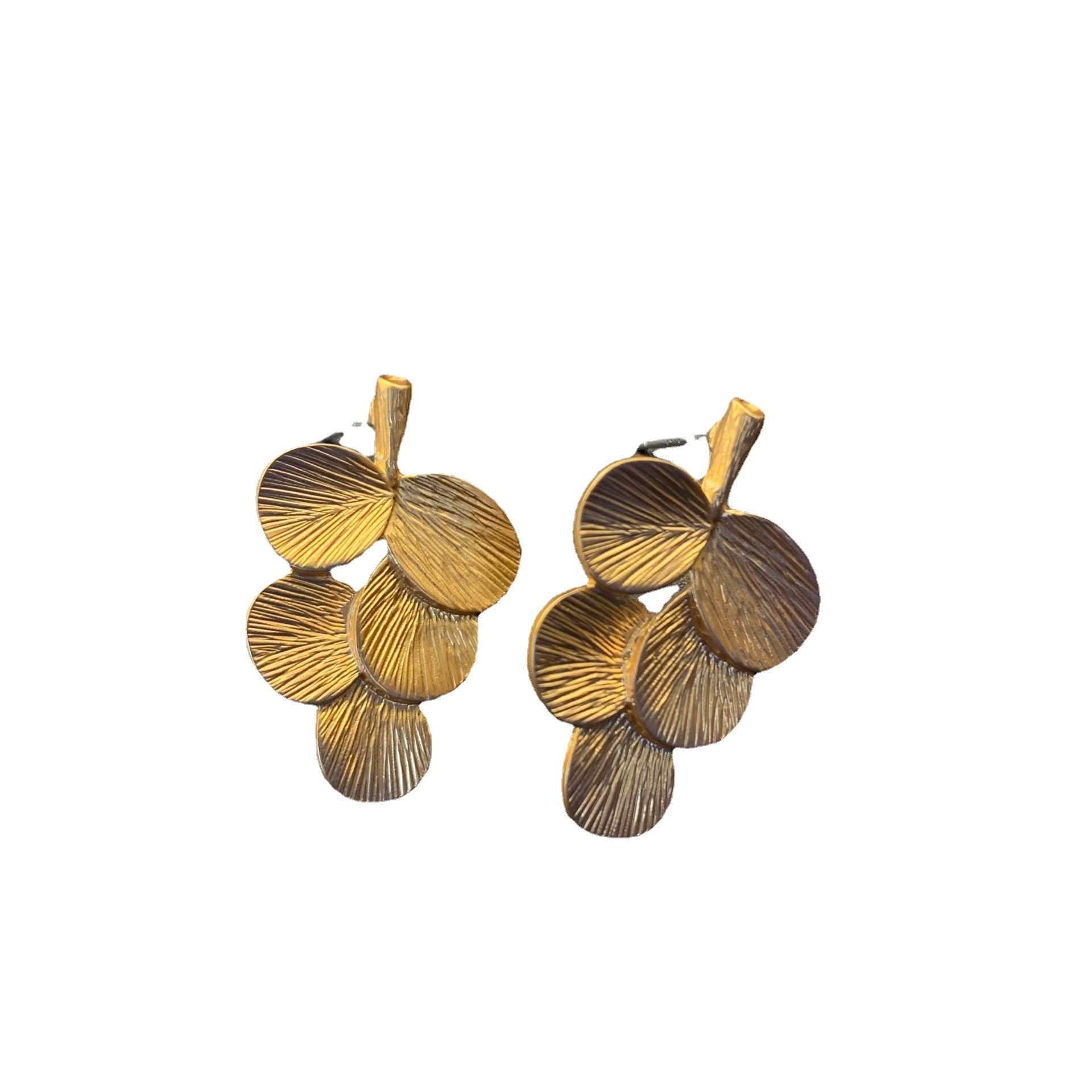 Fashionable Vintage Minimalist Leaf-Shaped Earrings for Commuting  UponBasics   