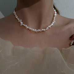 Versatile Pearl Collar Necklace - Timeless Elegance for Every Occasion  UponBasics   