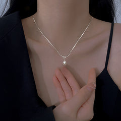 925 Silver Freshwater Pearl Knot Necklace  UponBasics   