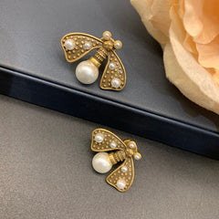 Fresh and Sweet Honeybee-Shaped Earrings  UponBasics   