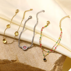 Simple Fashion Versatile Korean-Style 2-Layer Bracelet with Colorful Beads and Unique Design  UponBasics   
