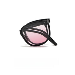 Foldable Travel Sunglasses  UponBasics Pink-F7  