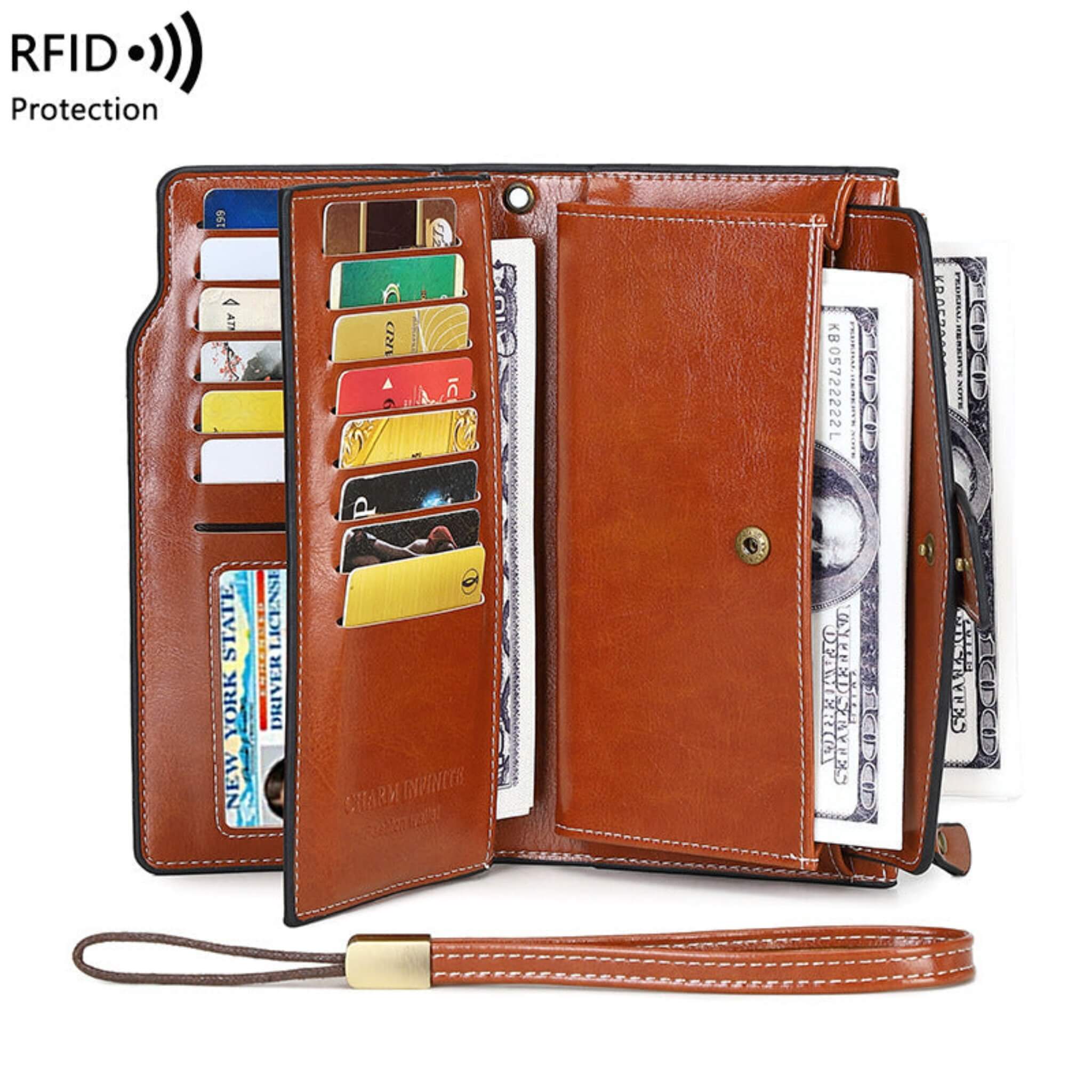 RFID Blocking Vintage Wallet  UponBasics   