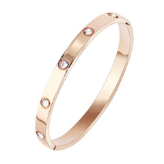 Rose Gold Clasp Bracelet  UponBasics Rose Gold  