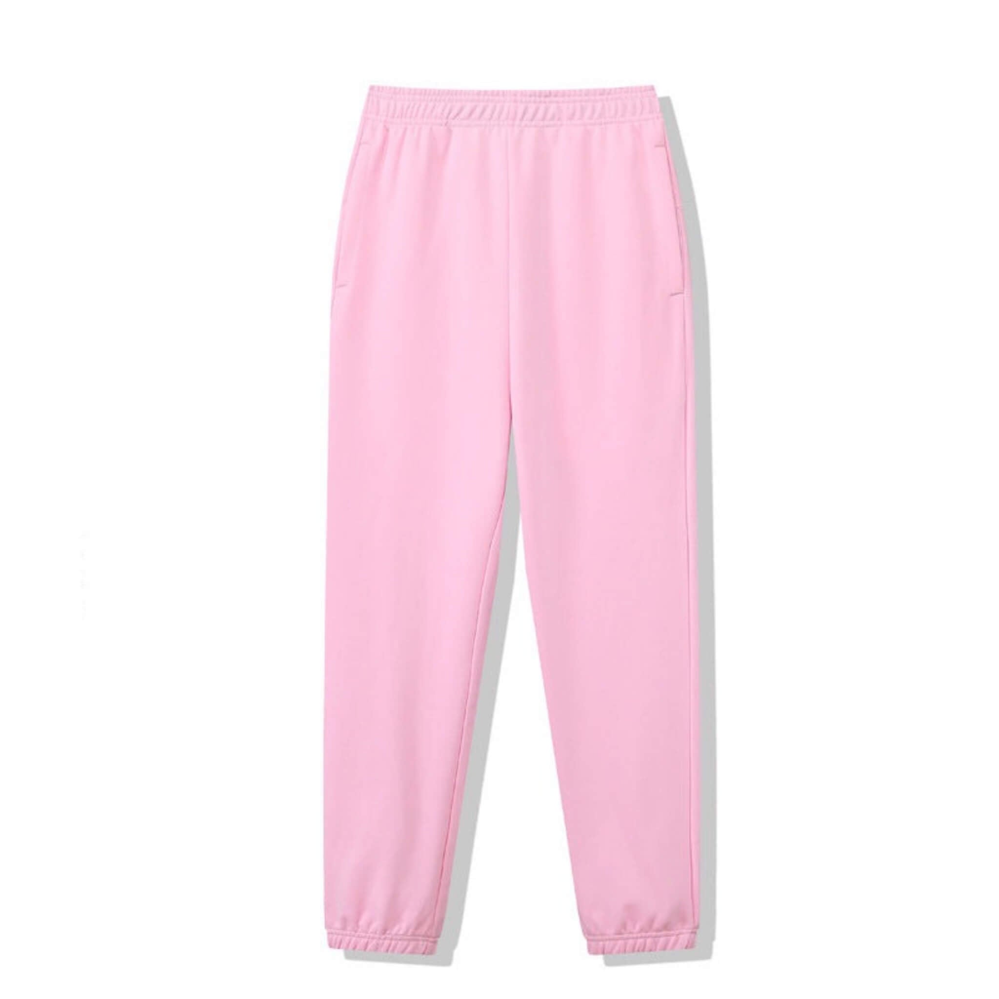 Unisex Loose Casual Jogger Pants  UponBasics Pink M 