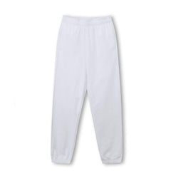 Unisex Loose Casual Jogger Pants  UponBasics White M 