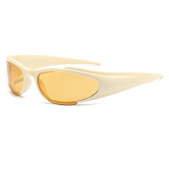 Unisex Cycling Sports Sunglasses  UponBasics Yellow-C6  
