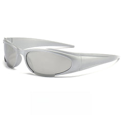 Unisex Cycling Sports Sunglasses  UponBasics Silver-C4  