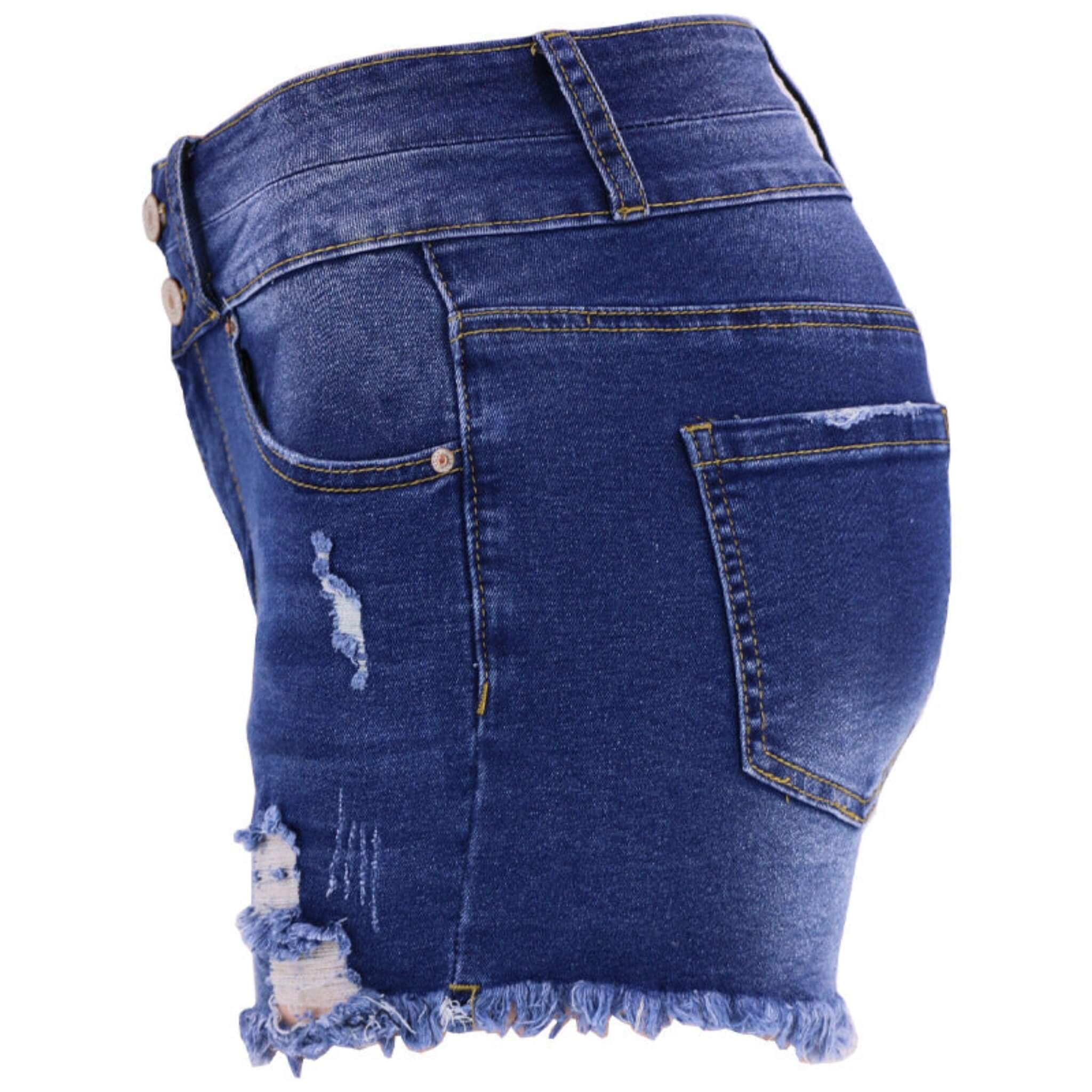 Women's Distressed High-Waisted Jeans  UponBasics   