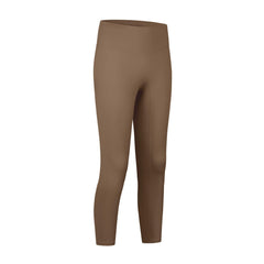 Women's High-waisted Classic Leggings  UponBasics Brown S 