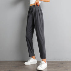 Women's High-waisted Relaxed fit Trousers  UponBasics Grey S 