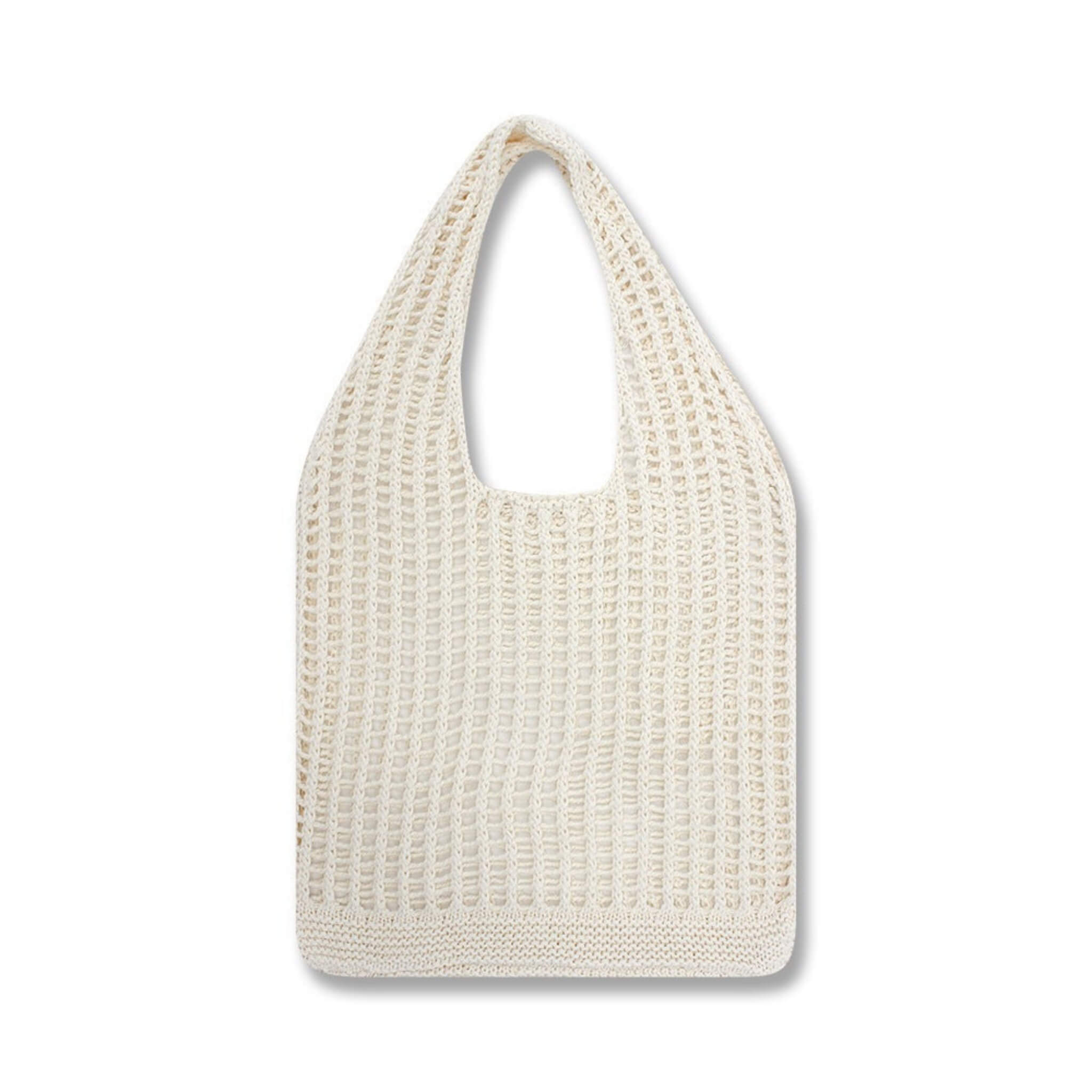 Women's Hollow Knitted Bag  UponBasics Beige  