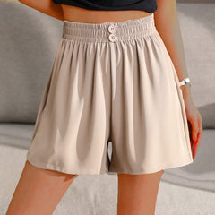 Women's Loose-Fit Versatile Casual Shorts  UponBasics Beige S 