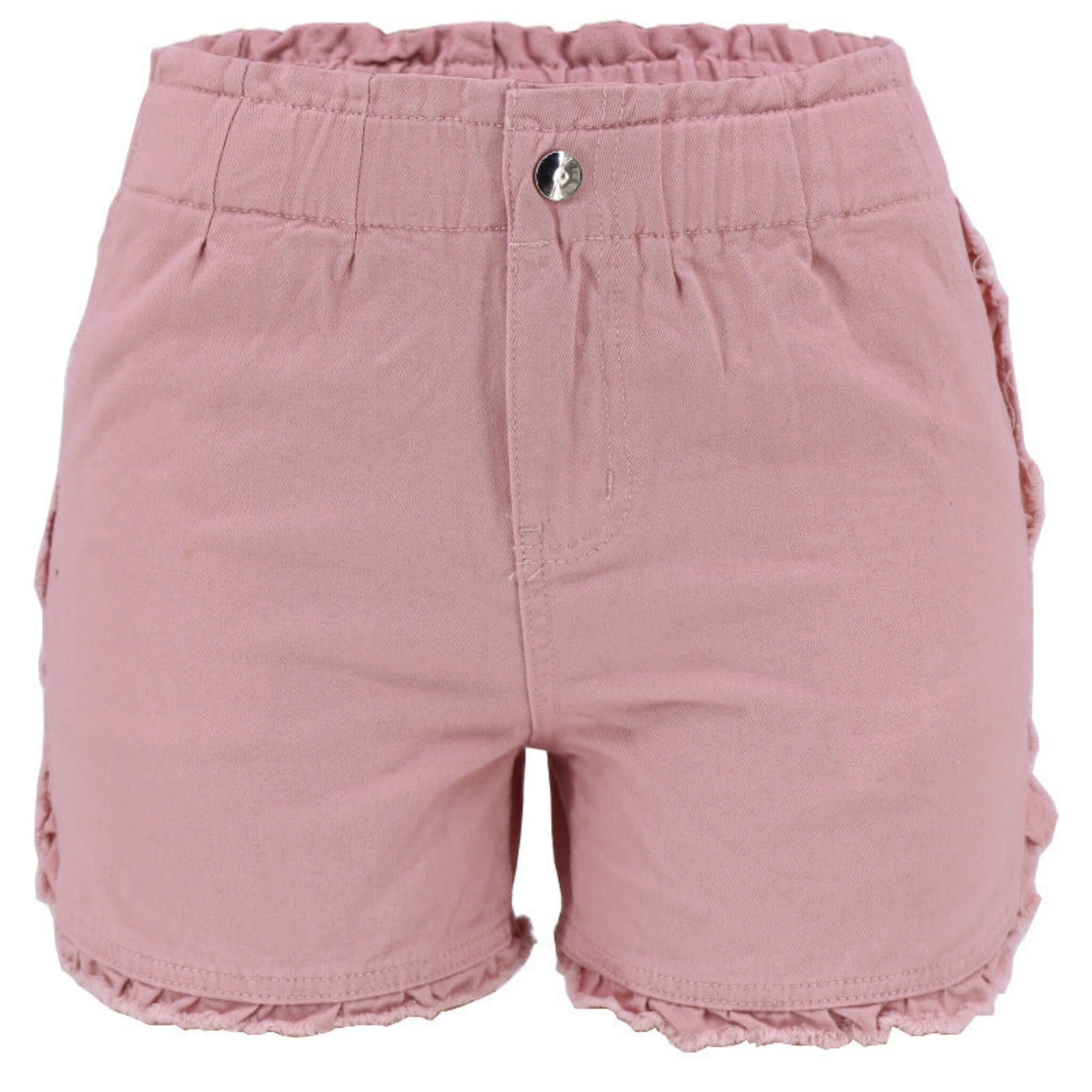 Women's Sweet Elastic-waist Jeans Shorts  UponBasics Pink S 