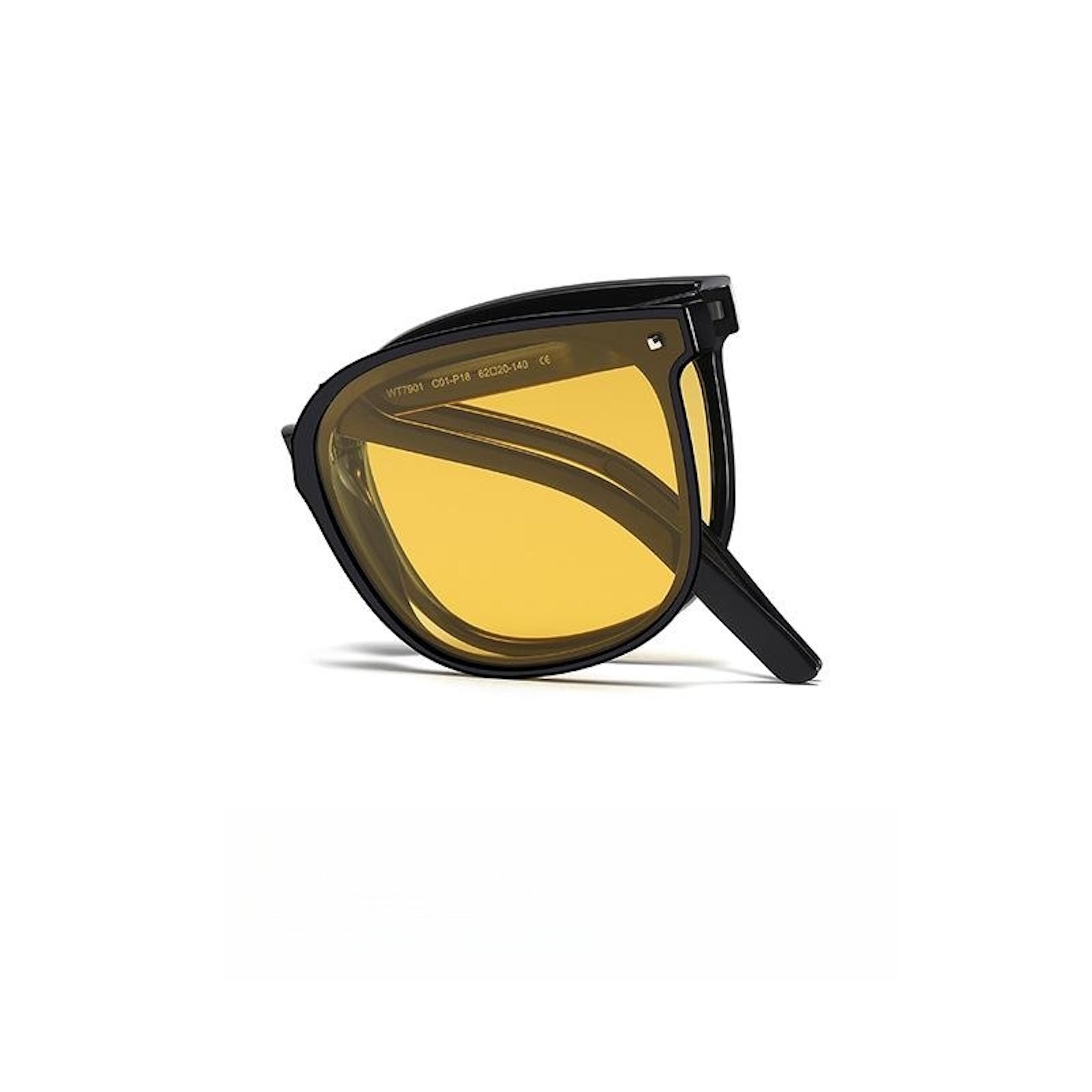 Foldable Travel Sunglasses  UponBasics Yellow-F2  