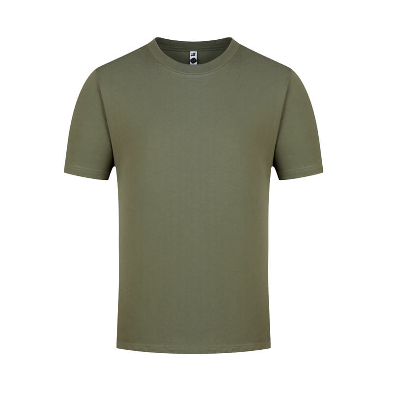 Men's Classic Silk Blend Tee  UponBasics Army Green XS 