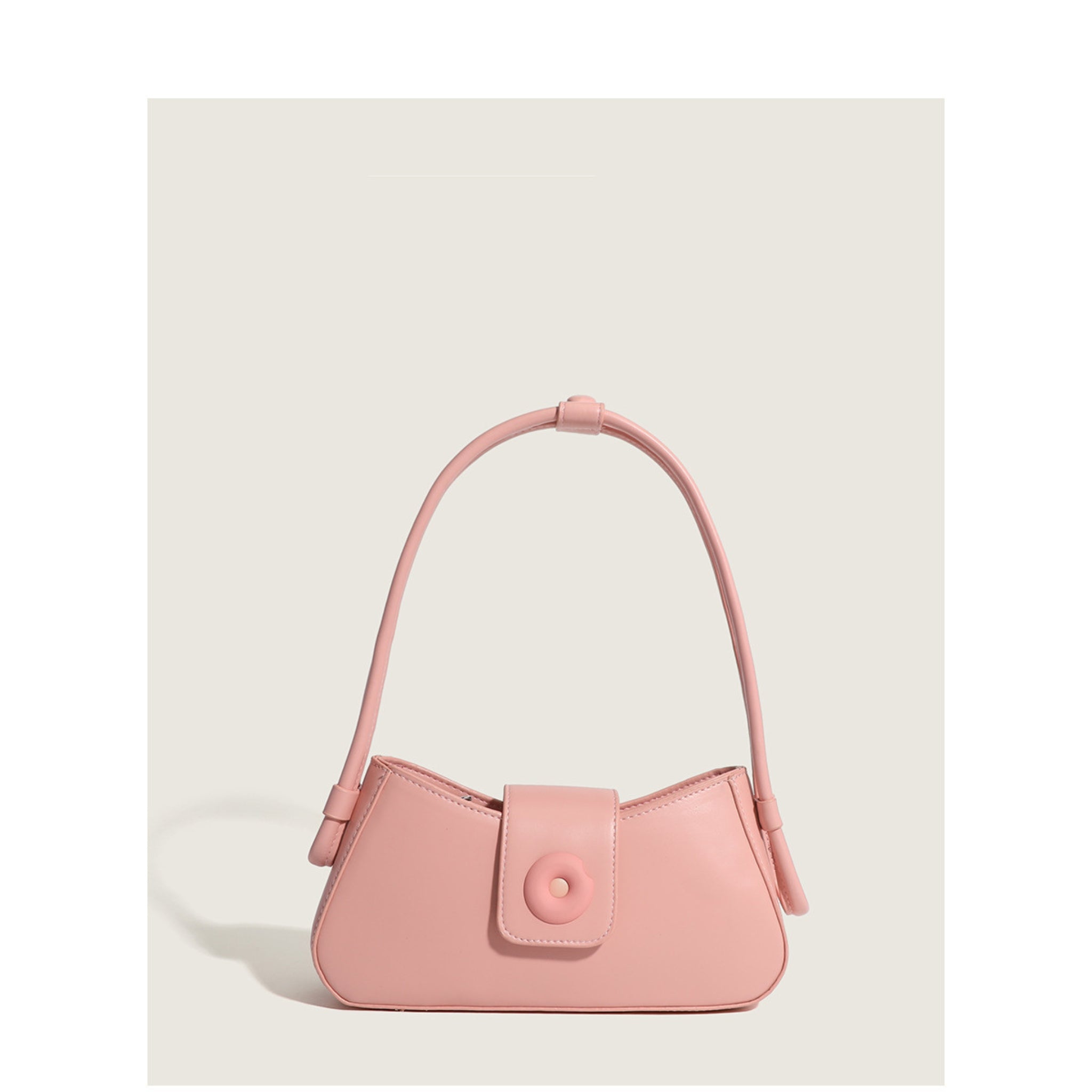 Shoulder Sling Handbag 4 Colors  UponBasics Pink  