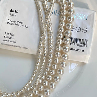 925 Silver French Vintage Pearl Necklace - Classic Elegance and Timeless Sophistication  UponBasics   