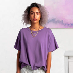 Women's Loose Fit Drop-Shoulder Tee  UponBasics   