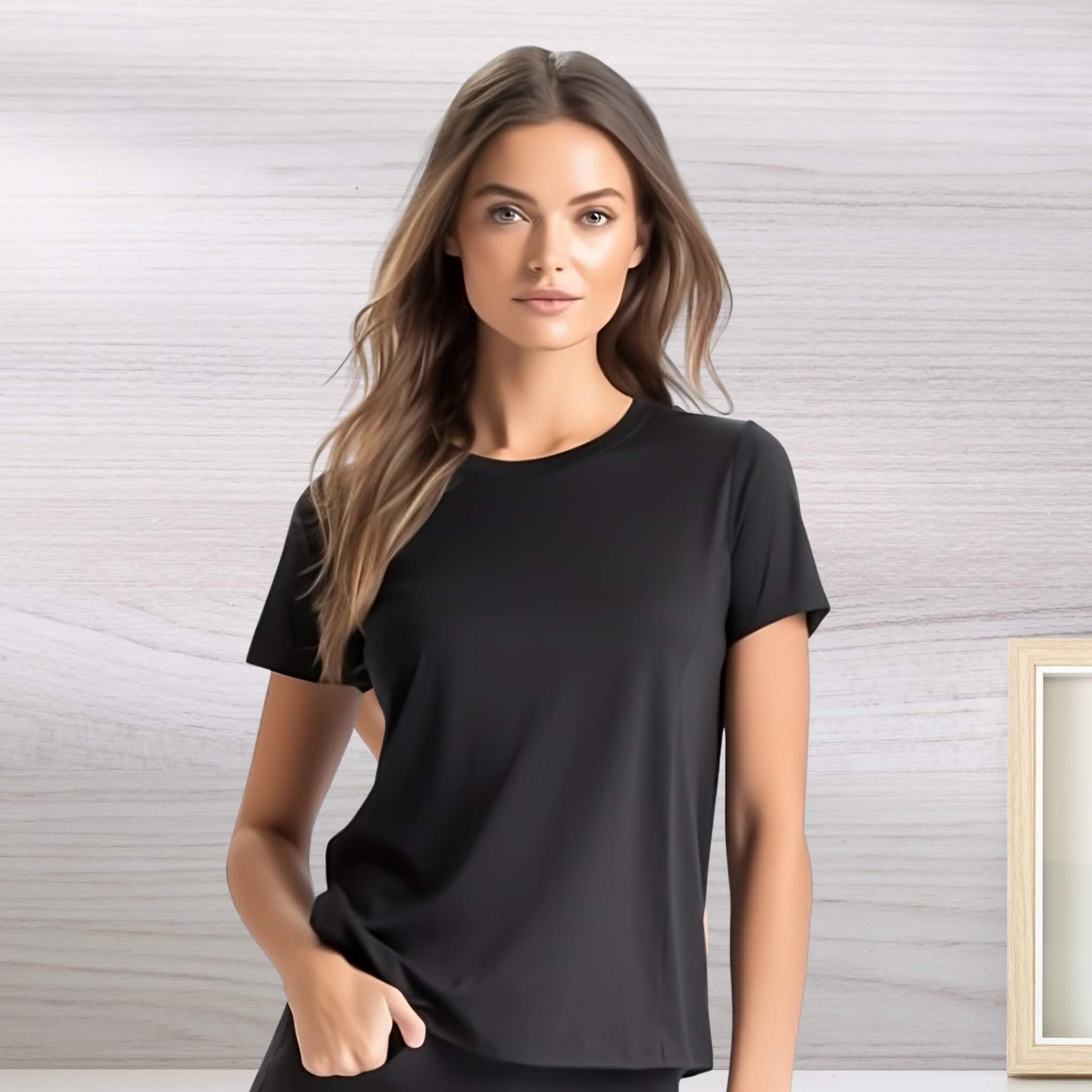 Women's Classic Silk Blend Tee  UponBasics   