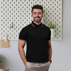 Men's Piqué Cotton Short Sleeve Polo  UponBasics   