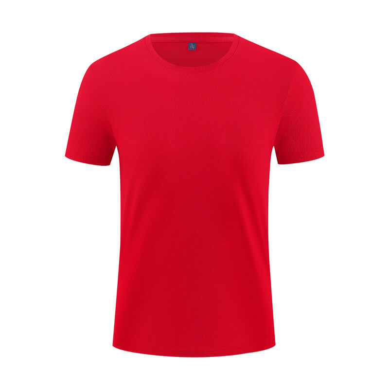 Men's Lightweight Waffle Tee  UponBasics Red S 