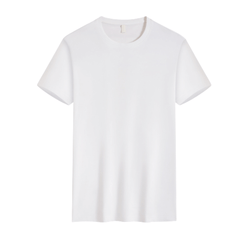 Men's Long-Staple Cotton Cool Tee  UponBasics White S 