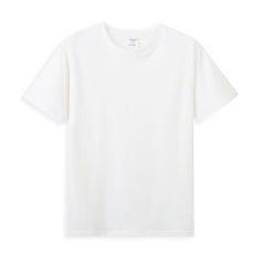 Men's 40s Double Twisted Classic Cotton Tee  UponBasics White S 